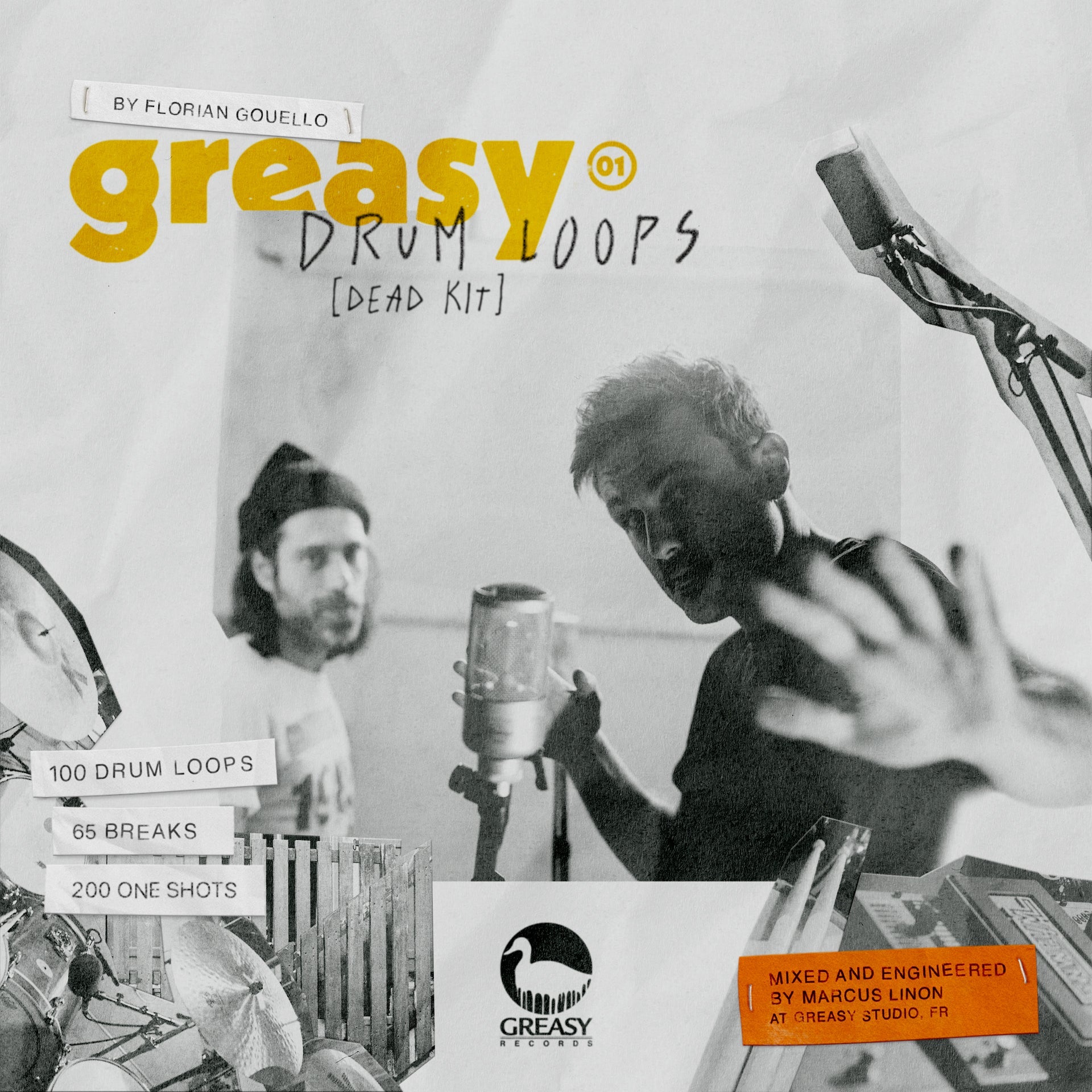 Greasy Drum Loops Vol.1 - Florian GouelloFlorian Gouello - Drum LoopsFlorian Gouello