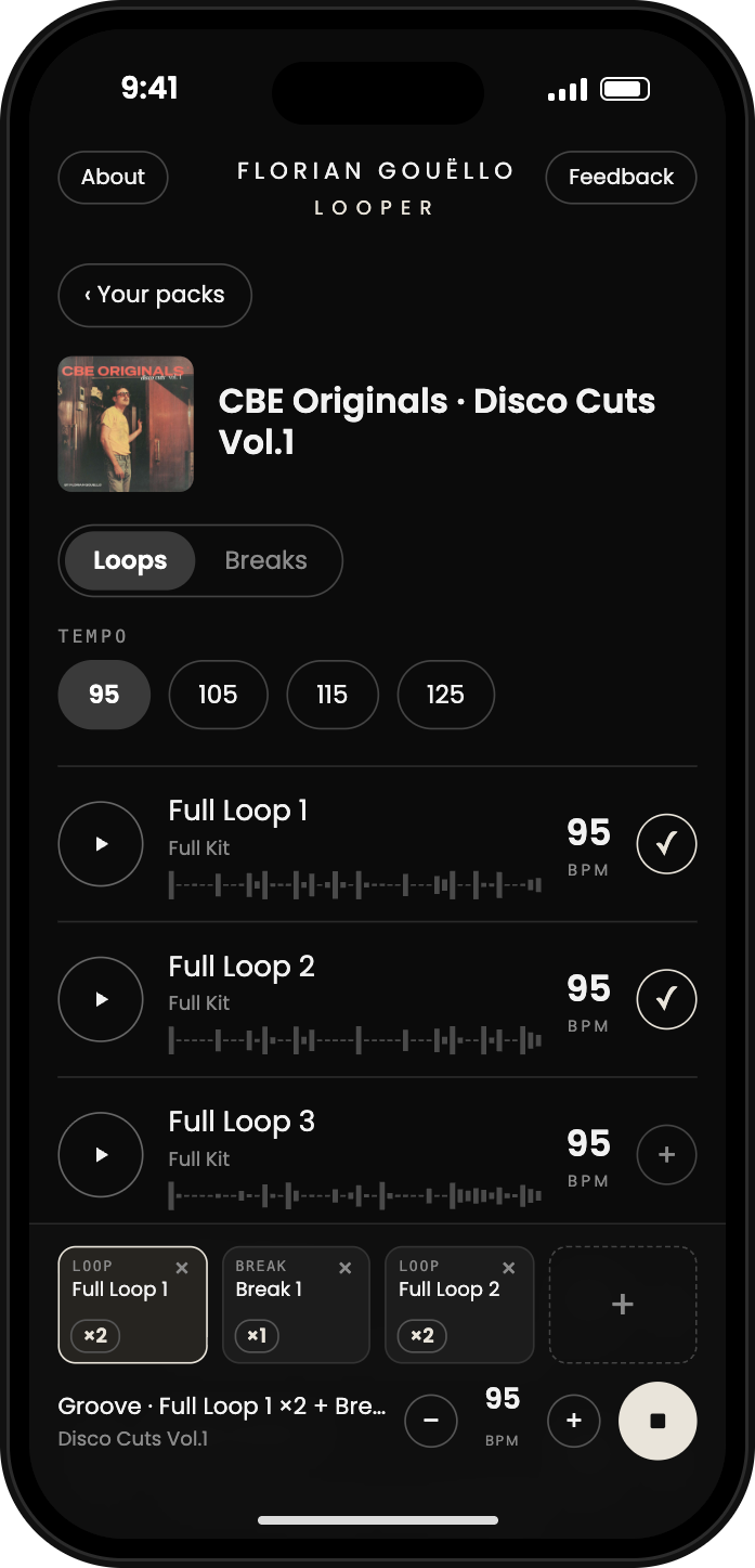 Looper on a phone