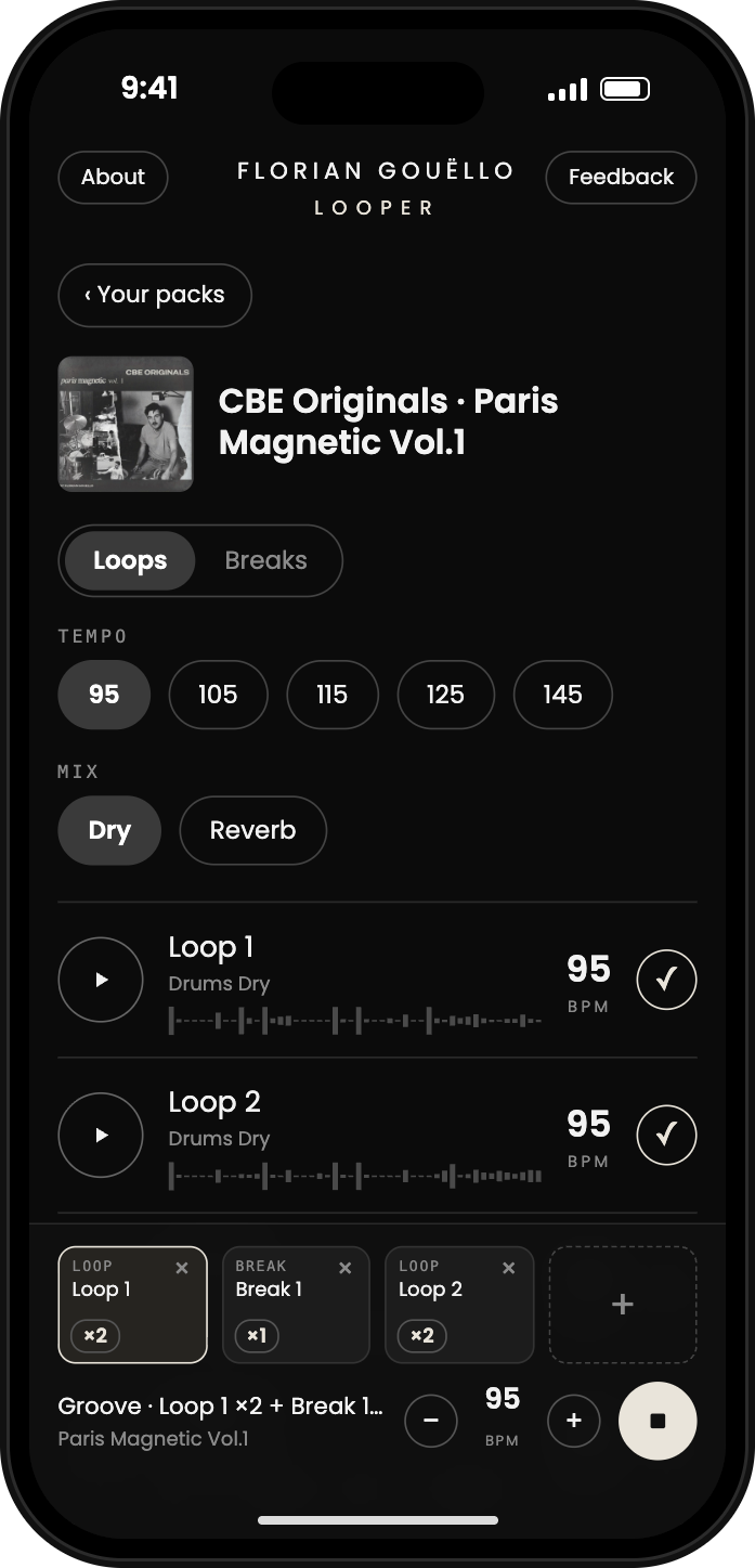 Looper on a phone